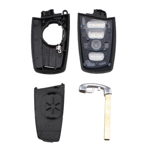 Araba anahtarı boş uzaktan anahtar Fob dış kapak 3 düğme anahtar kabuk için B M W M F 3 5 7 serisi E90 E92 E93 X5 F10 F20 F30 F40 - Product Image 5