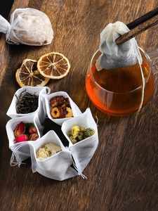 Manufacturer <strong>Nylon</strong> Mesh Infuser Sachets Empty Tea Bags Pyramid <strong>with</strong> <strong>String</strong> Tea Filter Bags for Loose Tea - Product Image 3