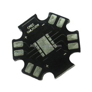 CREELEDs aluminum substrate XML5050RGBW color 20MM high conductivity nano board star <strong>pcb</strong> for high-power XML RGBW 5050 <strong>SMD</strong> <strong>LED</strong> - Product Image 1