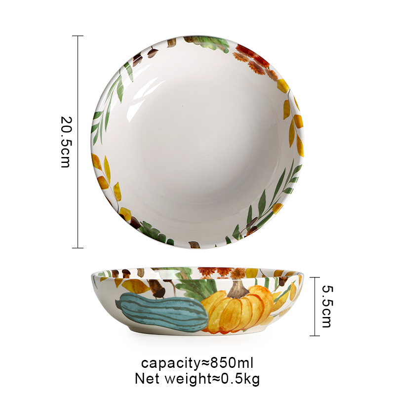 pumpkin-8-inch deep disc