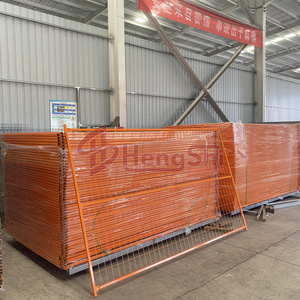 Сверхмощный 6 'x 10' CA временный сварной ограждение из проволочной сетки панель для безопасности строительства парка защитная решетка с покрытием - Product Image 3