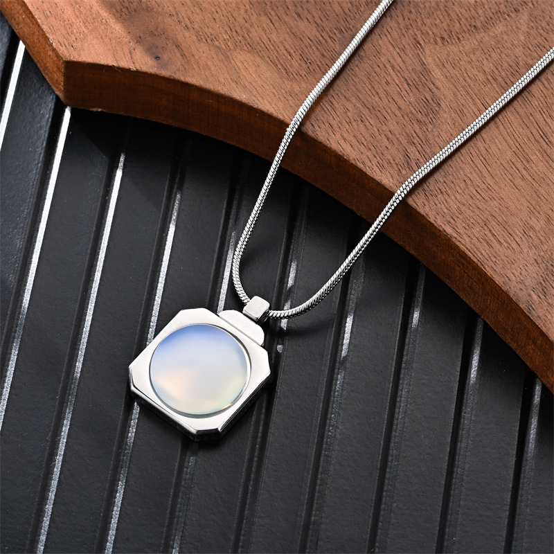 Opal Colgante Collar