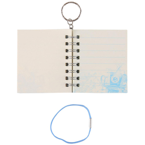 Smart Rilievi di Appunto Grafico A Spirale Mini Notebook Con Pagine a Colori Con Portachiavi - Product Image 5