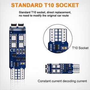 Araba LED uzaktan kumanda küçük ışık T10 çok renkli RGB T10 sürüş ışık genişliği gösterge ışığı - Product Image 3
