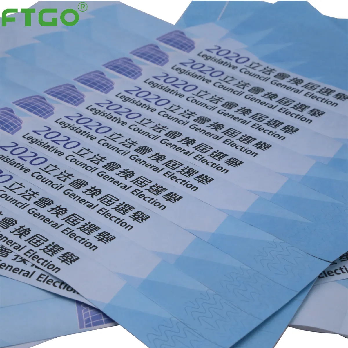 Bandes d'événement en papier Dupont imprimable thermique directe multicolore Design personnalisé A4 Paper Tyvek Wristband