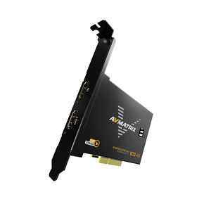AVMATRIX-Tarjeta de captura de vídeo para juegos de PC y cámara, 4K, HDMI, PCIE, ordenador, plataforma de transmisión en directo