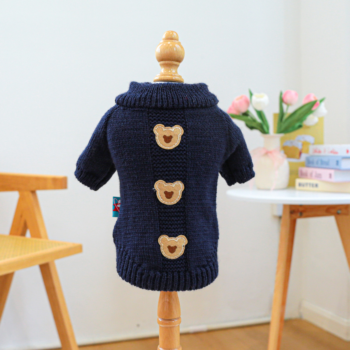 Jersey Cookie Bear-Azul marino