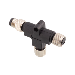 OEM ODM M8 T-shape Male Female <strong>3</strong>/4 Pin Waterproof Automotive Connectors 5B 6P T-Type <strong>3</strong> <strong>Way</strong> Splitter Model M12 <strong>5</strong> Pin Din Adaptor - Product Image 5