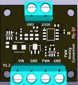 PWM-Signal an Spannungs modul 0-100% Arbeits zyklus an 0-5V/0-10V Ausgang - Product Image 5