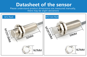 Hot-Selling Flush Non-Flush 0-10VDC Analog spannungs ausgang M12 Induktive Näherung sensoren Schalter