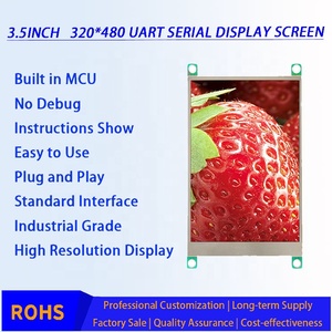 3,5 Zoll 320*480 UART-Schnitts telle anzeige bildschirm RX TX TFT LCD-Anzeige modul TWJC035