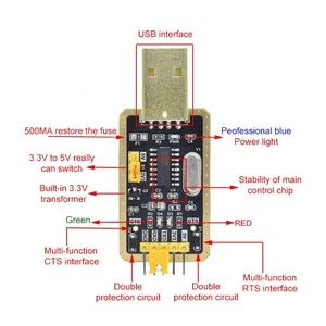 CH340-Modul anstelle von PL2303 CH340G CH340E RS232-zu-TTL-Modul Aktualisieren Sie den USB-auf den seriellen Anschluss in der neun Bürsten platte für Arduino
