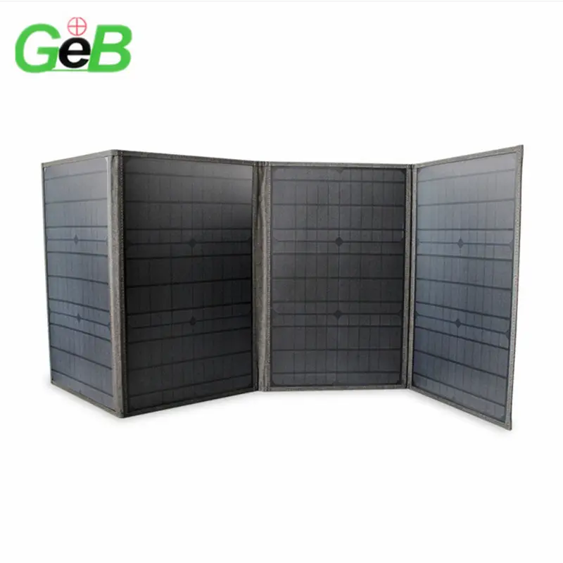 GEB حار بيع مصنع جديد التكنولوجيا 18v 550w 300W 100W 280W لوحة طاقة شمسية القماش للطي لوحة أحادية ألواح الطاقة الشمسية المحمولة لوحة طاقة شمسية