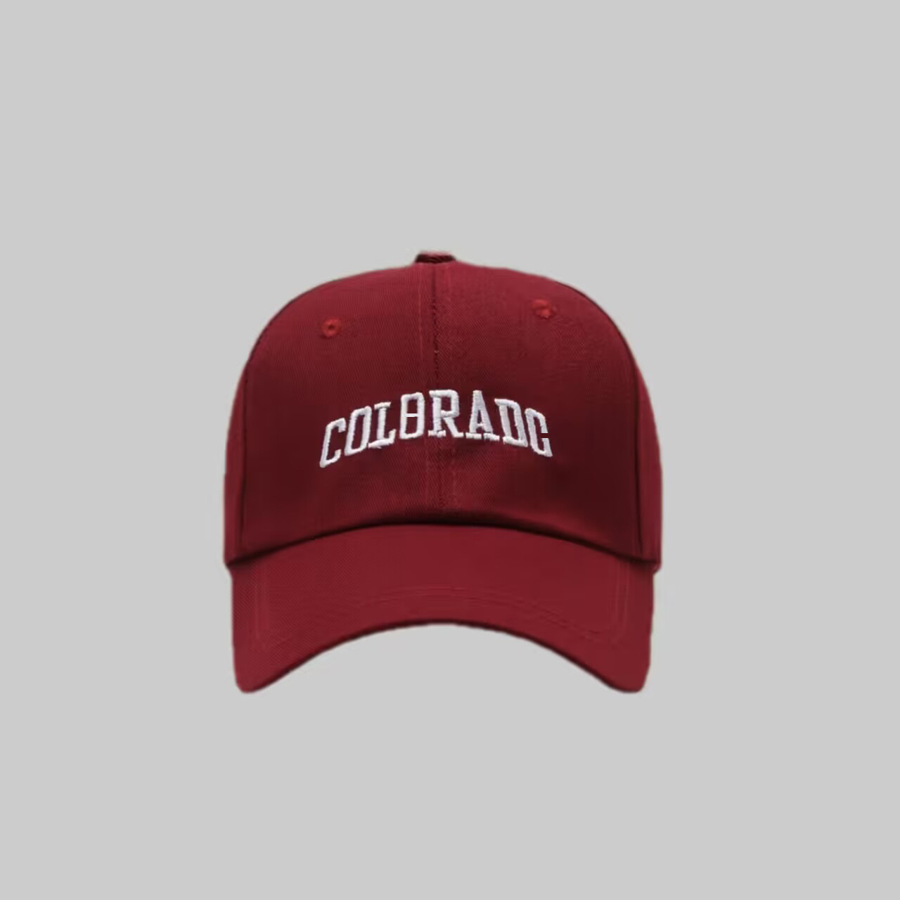 Co baseball cap-burgundy