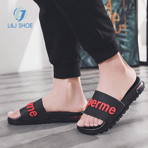 נעלי בית מעצב נעליים עם l & j לגברים התאמה אישית לוגו גברים אישית כרית אוויר שקופיות סנדלים שקופיות נעליים מותאמות אישית עם לוגו - Product Image 6