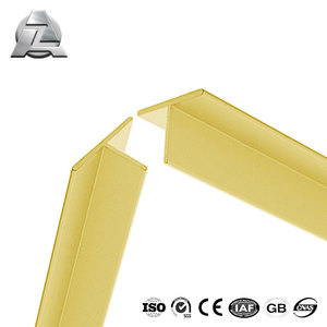 Long Lasting Durability Durable Easy to <strong>Install</strong> Aluminum <strong>T</strong> <strong>bar</strong> Anodized Gold Extrusion Profile - Product Image 5
