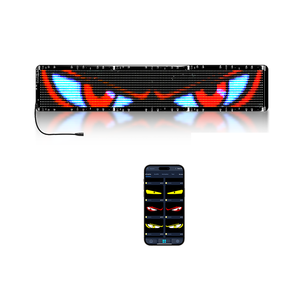 Programmier bares LED-Moving-Light-Zeichen Autozubehör Flexibles LED-Werbe schild für Business Devil Eyes Light Led Eyes für Autos - Product Image 2