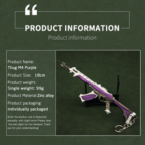 Valorant Gun modeli Valorant anahtarlık oyuncaklar Valorant Gun modeli anahtar zincirleri mor Reaver - Product Image 6