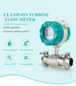 GTF300 misuratore di portata a turbina digitale 316 in acciaio inox uscita a impulsi per Gas aria olio con materiale SS - Product Image 4