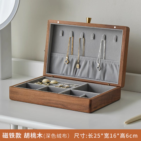 Medium-sized ebony, unlocked, gray