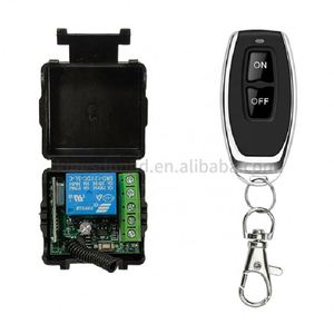 433 MHz Drahtloser Fernbedienung schalter DC 12V 10A 1CH Relais 433 MHz Empfänger modul Für 1527 Lerncode Sender fernbedienung - Product Image 1