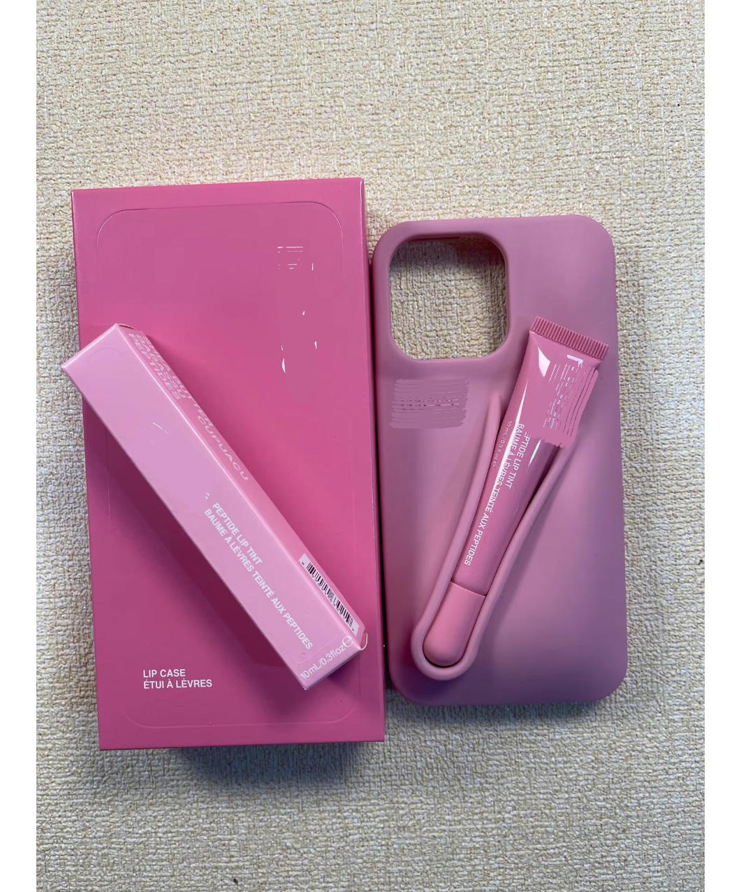 Ribbon dusty rose phone case + box