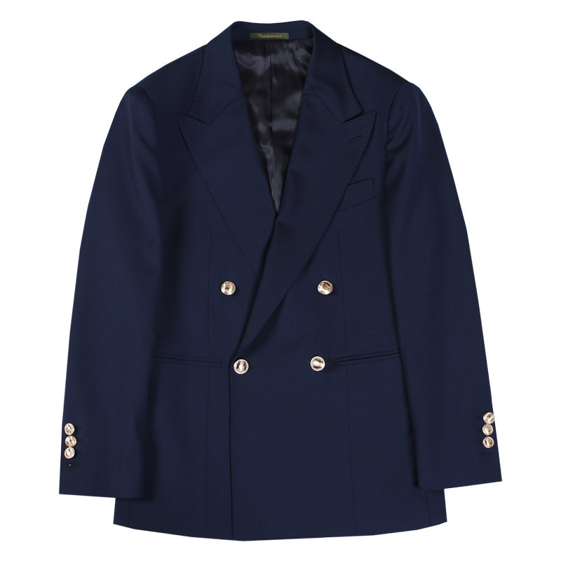 Costume simple bleu foncé