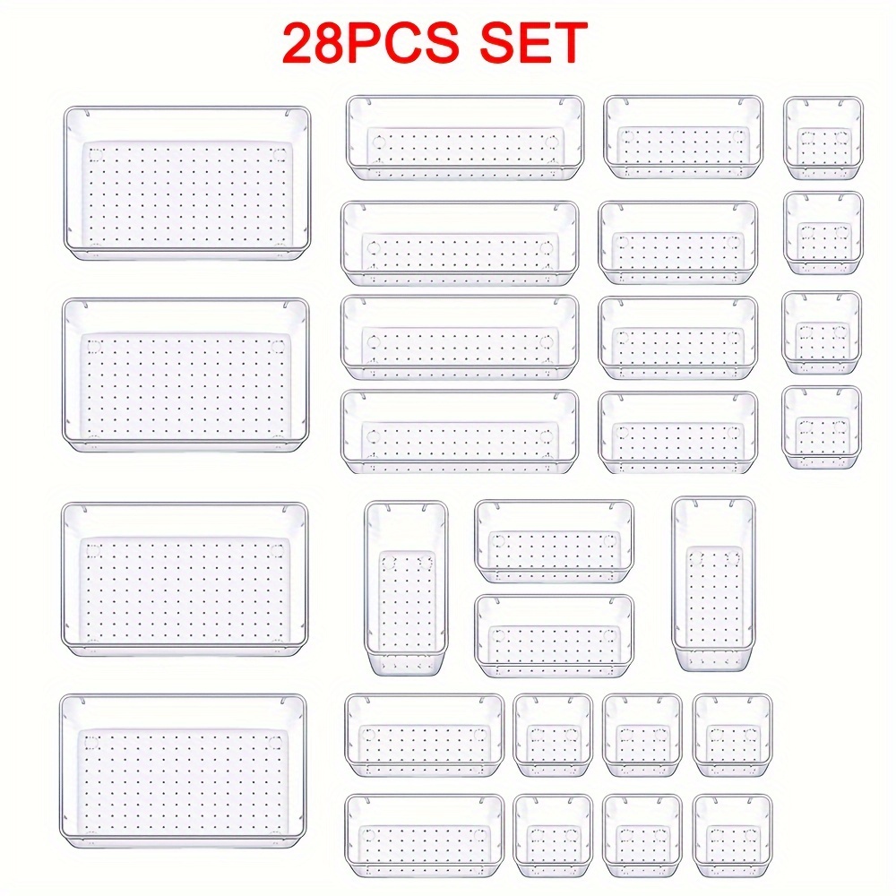 Set trasparente da 28 pezzi