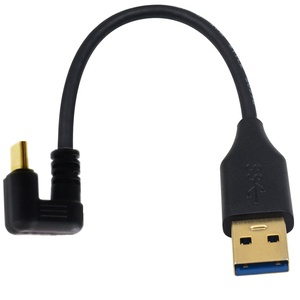 0.3m U รูปร่าง 180 องศา USB C ถึง USB3.0 A สาย 5G 3A - Product Image 1