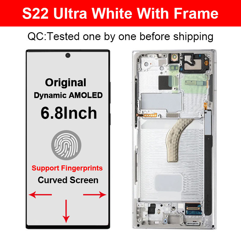 Original.6.8" Blanc avec cadre