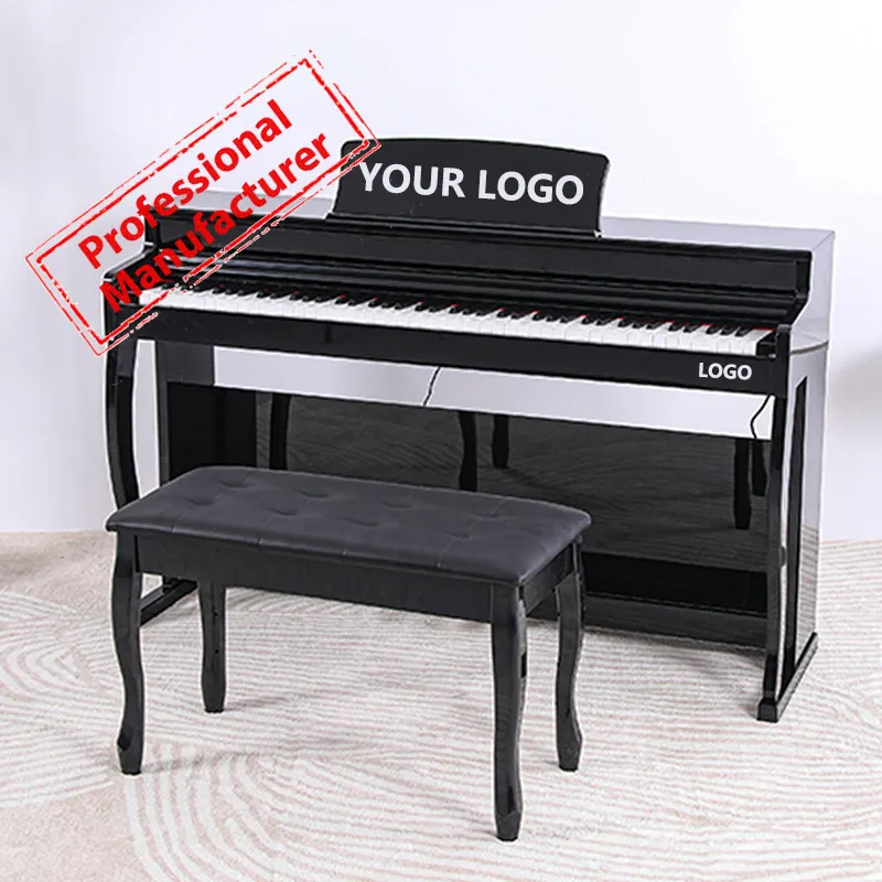 Fabrik preis Digital Pianos Weighted 88 Keys Hammer Action Musik Tastatur Musik instrumente Großhandel Upright Electric Piano