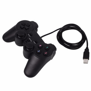 FREE SHIPPING Vibration Wired USB <strong>Controller</strong> Gamepad Joypad for WinXP/Win7/Win8/Win10 for PC <strong>Computer</strong> Laptop Black Game Joystick - Product Image 1