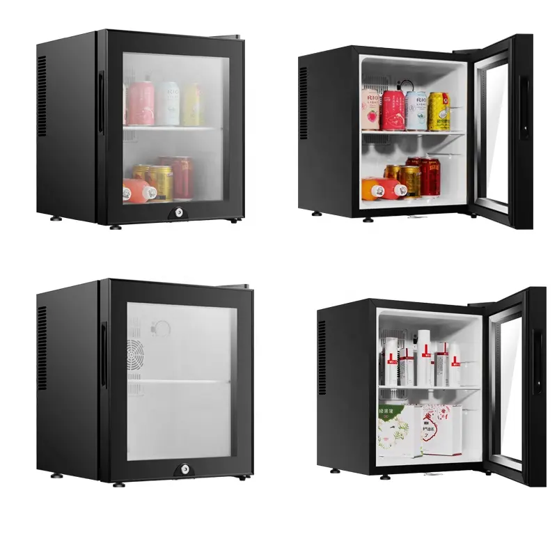 Hot Sale Tischplatte Mini-Kühlschrank Gefrier schrank für zu Hause Hotel Schlafzimmer Frigo Kühlschrank Mini-Kühler Bar Glastür