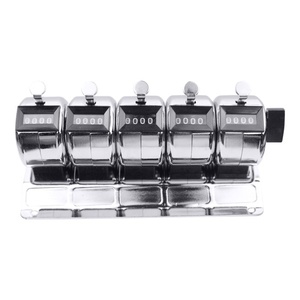 Contador de fila de conteo de mano ligero y compacto de metal personalizado de fábrica 1-6 dígitos para un conteo eficiente - Product Image 5