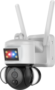 Wifi 4mp סולארית cctv אבטחה תנועה אלחוטית גילוי מדאיג אודיו מדאיג חזון לילה