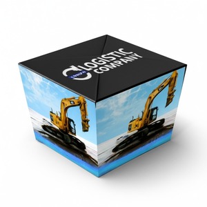 Cubo InchesNote personalizable de 7,6x7,6 con tarjetas de papel con Bloc de notas para oficina - Product Image 1