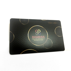 Heißer Verkauf! Dual Chip RFID Leere Karte NFC Schwarz PVC-Karte URL-Codierung NFC Social Media Digitale Visitenkarte mit Chip - Product Image 6