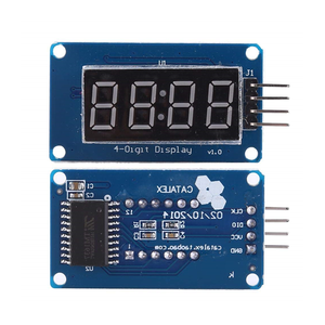 4-Digit 4-Segment Digital TM1637 LED Tube Clock Display Module With Brightness - Product Image 6