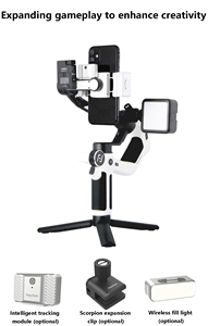 FeiyuTech resmi SCORP Mini P 3-Axis Gimbal sabitleyici eylem kamera Smartphone için aynasız kamera - Product Image 2