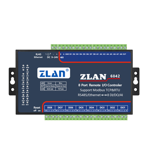 8 DI DO AI Modbus TCP Ethernet RJ45 modulo remoto ZLAN6842 per la comunicazione e il Networking