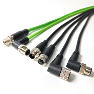 สายเคเบิลเซ็นเซอร์ M8พร้อมขั้วต่ออีเทอร์เน็ตแบบ M12 3 4 5พินท้องแดงแบบกลม4in สัมผัส5PIN 8pin 12Pin x D A COD - Product Image 5