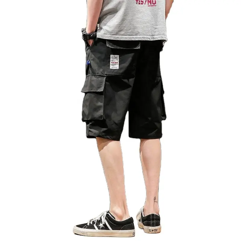 Nouveau Style Ceinture Utilitaire Cargo Shorts Hommes Demi Pantalon Shorts Avec Poche Personnalisé Haute Qualité Nylon Cargo Shorts pour Hommes