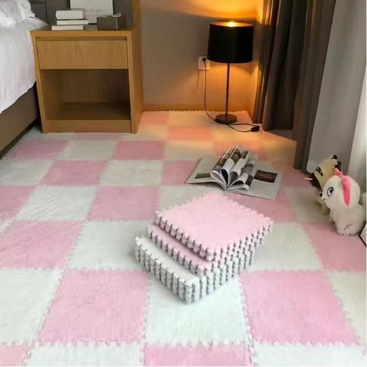 Solid (Light Pink & White) Free Edge Strips