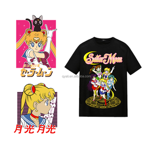 T-shirt üzerinde özel japon animesi moda karakter ekran baskı transferleri UV DTF transferi su geçirmez ve yıkanabilir PET - Product Image 2