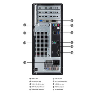 JWIPC-Computadora de escritorio para negocios, 12. ª generación, 6-Core Intel, 16GB RAM DDR4, 512GB SSD, WiFi 6, teclado y ratón Win 11 Pro PC - Product Image 2