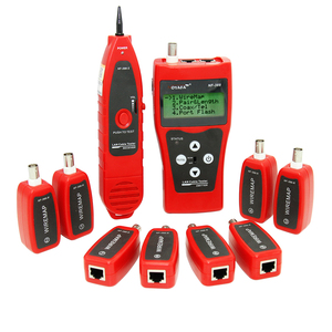 NF-388 Red Lan <strong>RJ45</strong> RJ11 <strong>BNC</strong> Wire Fault Tester - Product Image 1
