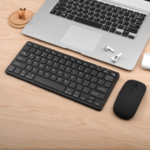 Juego de ratón y teclado inalámbrico retroiluminado RGB recargable portátil ultrafino, conexión USB Mini para PC, ordenador portátil de escritorio - Product Image 2