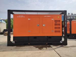 Sullair 600CFM เครื่องอัดอากาศอุตสาหกรรมสำหรับแพลตฟอร์มนอกชายฝั่งและบ่อน้ำมัน ATEX ZONE <span class=keywords><strong>2</strong></span>ได้รับการอนุมัติ
