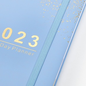 LIUSHUN 2026 Logotipo de impresión personalizado Inglés y Español página interior Agenda Bloc de notas 365 días diario cepilladora cuaderno con elástico - Product Image 5