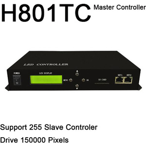 H801TC LED-Master-Controller Pixel-LED-Controller Verwenden Sie Ethernet-Protokoll-Laufwerk 150000 Pixel 255 Slaves-Unterstützung DMX-Konsole - Product Image 2